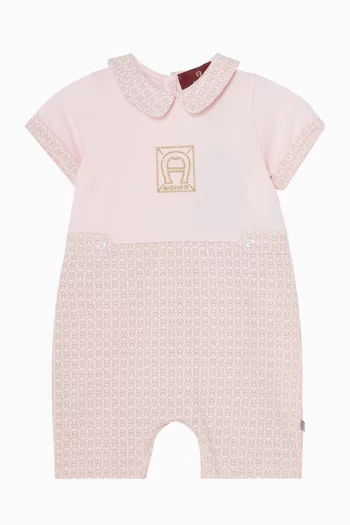 Logo Romper & Headband Gift Set