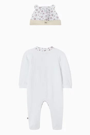 Teddy Pyjama & Beanie Gift Set