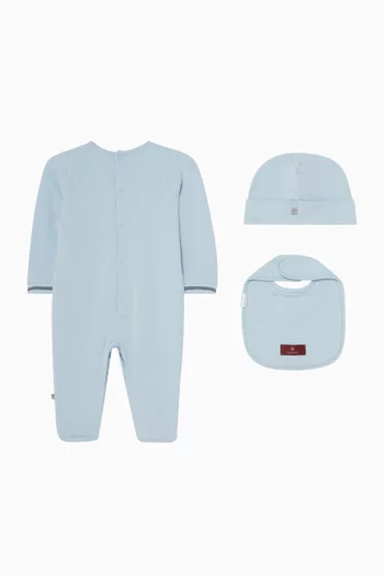 Logo Pyjama, Bib & Beanie Gift Set
