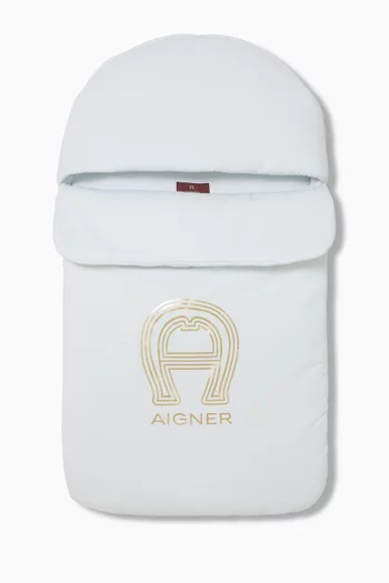 Logo Baby Nest in Pima Cotton