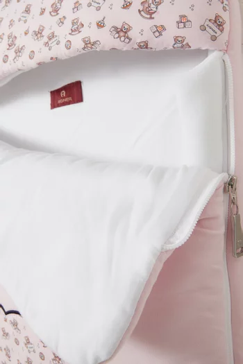 كيس نوم للرضع بشعار الماركة ودب تيدي قطن بيما