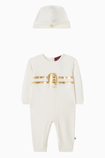 Logo Pyjama & Beanie Gift Set