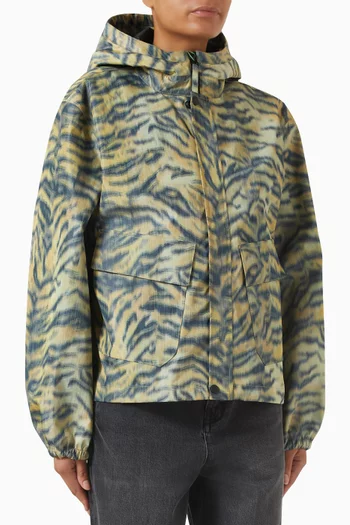 Tiger Water-repellent Windbreaker in Nylon
