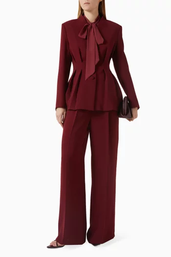 جاكيت بخصر مقسم لأجزاء وأزرار