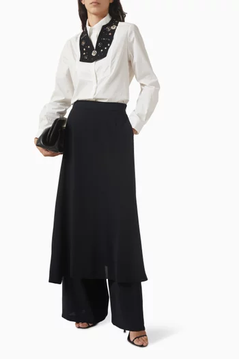 Embellished Shirt in Cotton