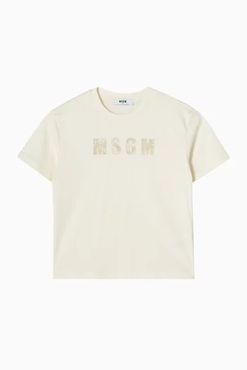 Logo T-shirt in Cotton Jersey
