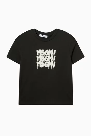 Graphic Logo T-shirt in Cotton Jersey