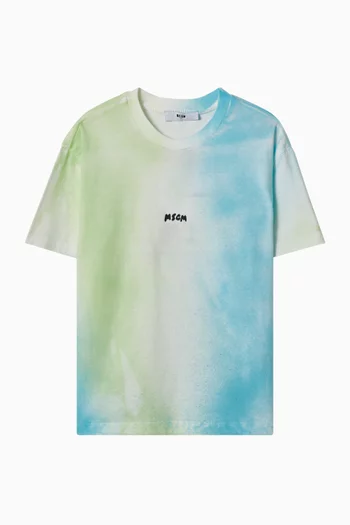 Tie-dye Print T-shirt in Cotton