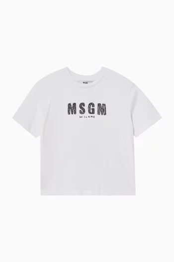 Logo T-shirt in Cotton