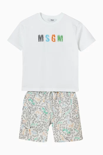 Logo T-shirt in Cotton Jersey