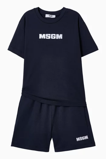 تي شيرت بشعار الماركة قطن