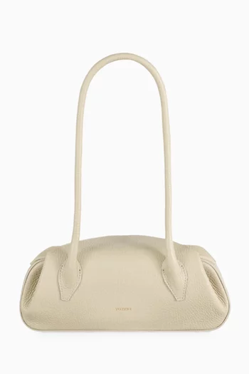 Mini Oyster Shoulder Bag in Pebble Grain Leather