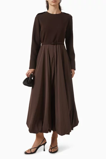 Belted Midi Dress