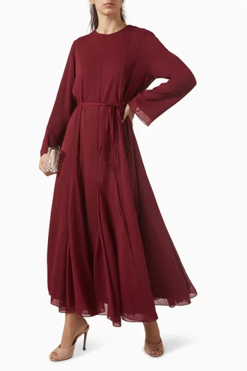 Belted Panelled Dress