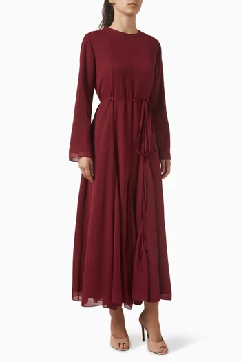 Belted Panelled Dress