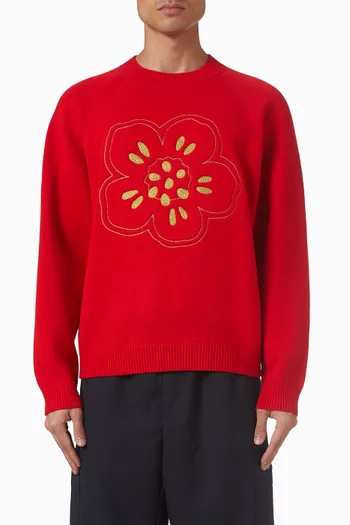 Boke Flower Sweater in Wool