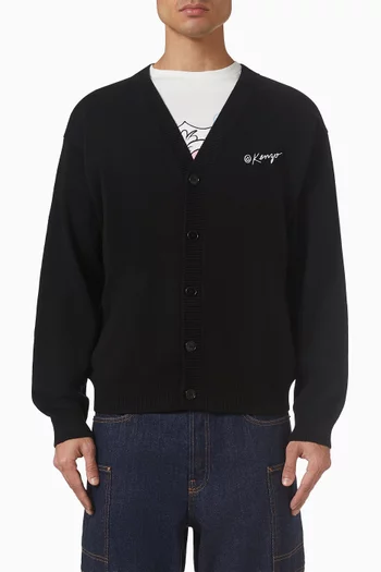 Wild Tiger Cardigan in Cotton-wool