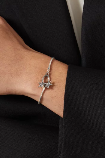 Icon Clasp Bracelet in Sterling Silver