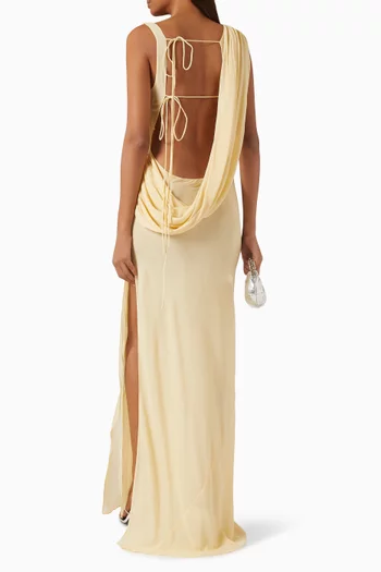 فستان مينيرفا بظهر مكشوف