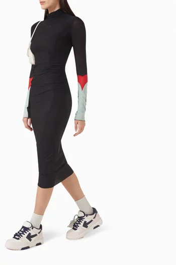 Ruched-side Dress in Jersey