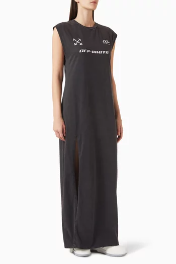 Racer Logo Dress in Jersey