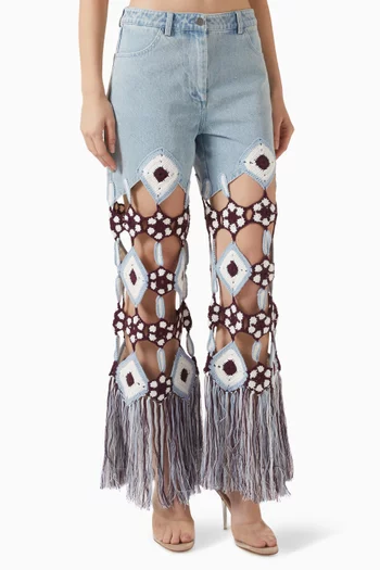 Belma Crochet Jeans