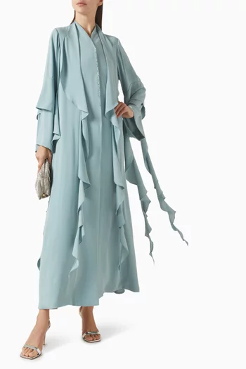 عباية مطرزة بالكريستال