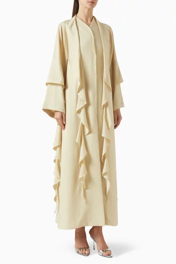 عباية مطرزة بالكريستال