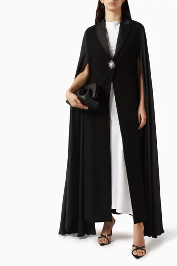 Celara Kaftan-style Abaya in Crepe