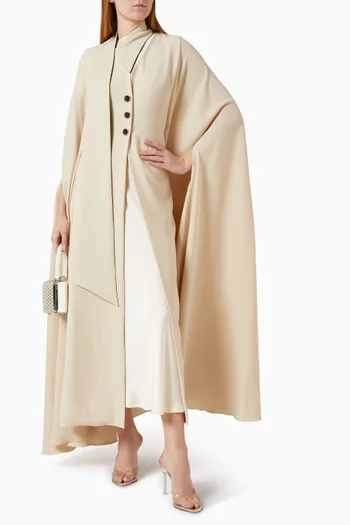 Cara Cape Kaftan-style Dress