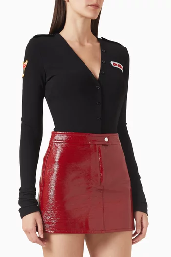 Button-up Bodysuit in Jersey