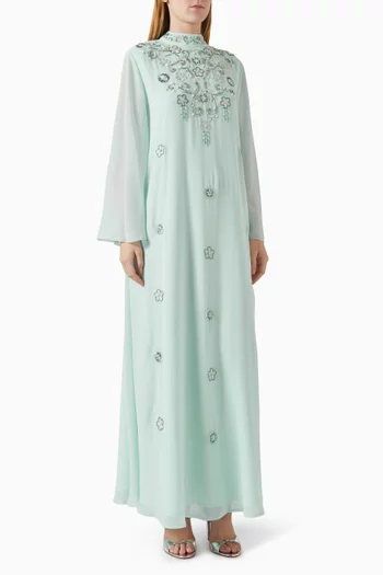 Embellished Kaftan in Chiffon