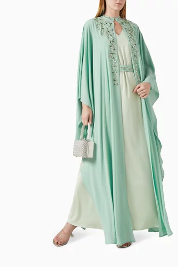 Embellished Kaftan in Chiffon