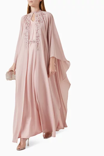 Embellished Kaftan in Chiffon