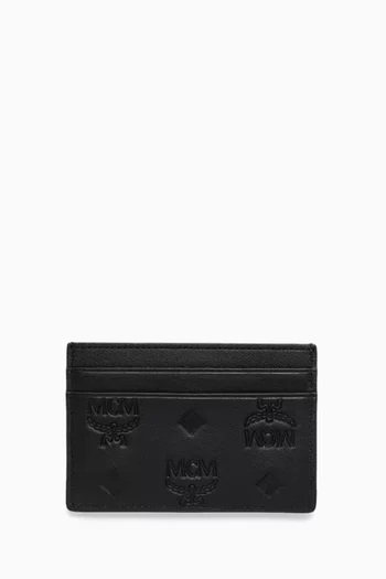 حافظة بطاقات ارين جلد بنقشة فيزيتوس