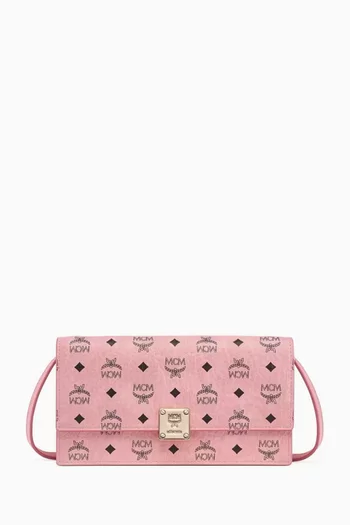 Large Aren Wallet in Visetos Canvas