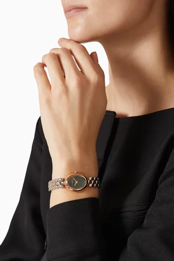 Sammy Quartz Stainless Steel Watch, 22.5