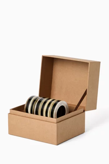 طقم حلقات مناديل، 6 قطع