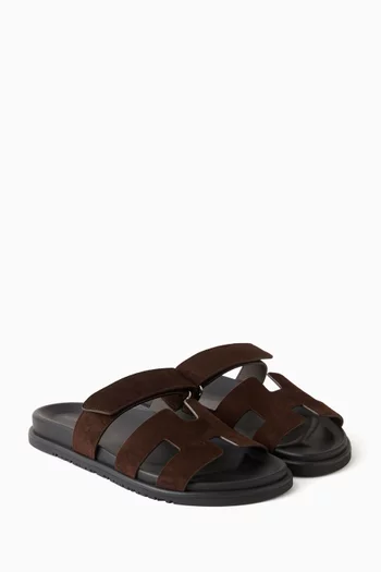Unused Chypre Sandals in Suede, EU 39