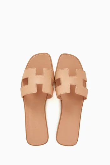 Unused Oran Sandals in Epsom Leather, EU 40