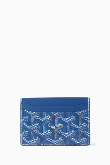 Unused Saint Sulpice Cardholder in Goyardine Canvas