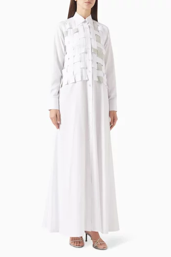 Parallel Lines Shirt Dress