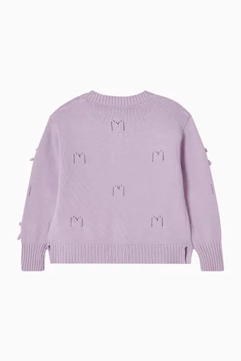 كارديغان بعقد بارزة قطن