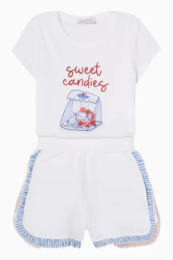 Sweet Candies T-shirt in Cotton