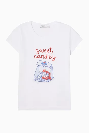Sweet Candies T-shirt in Cotton