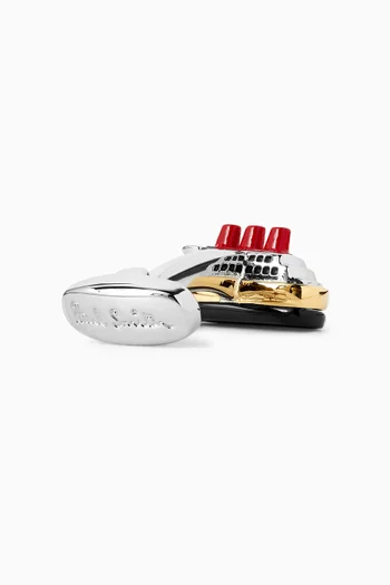 أزرار أكمام بتصميم سفينه