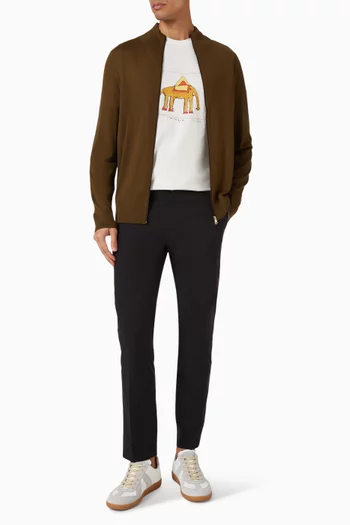 تي شيرت بطبعة فيل قطن 