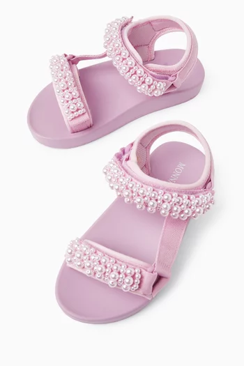 Pearl Embellished Sandals