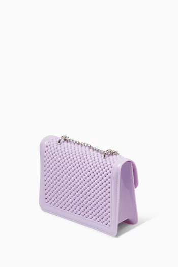 Beaded Crossbody Bag in PVC