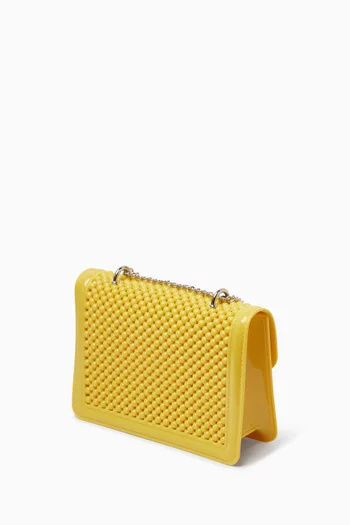 Beaded Crossbody Bag in PVC